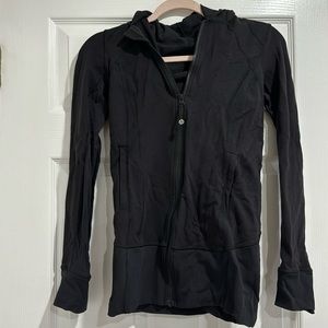 Lululemon black zip with a hood